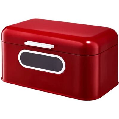 Cutie de paine Nordic, Ambition, 30x18.5x15.5 cm, inox, rosu Cutie de paine Nordic, Ambition, 30x18.5x15.5 cm, inox, rosu