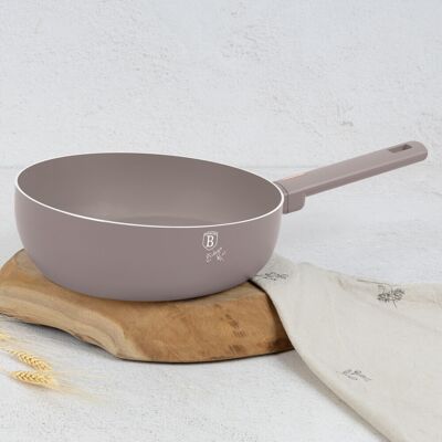 Tigaie flip Berlinger Haus, Taupe, 26 cm, aluminiu, taupe mat Tigaie flip Berlinger Haus, Taupe, 26 cm, aluminiu, taupe mat
