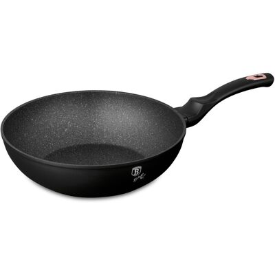 Tigaie Wok Berlinger Haus, Black Rose, 30 cm, 4.8 L, aluminiu forjat, negru Tigaie Wok Berlinger Haus, Black Rose, 30 cm, 4.8 L, aluminiu forjat, negru