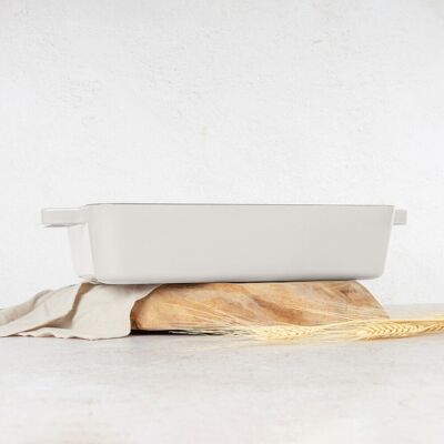 Tava de copt Berlinger Haus, Sahara, 30x20 cm, 3 L, fonta, crem Tava de copt Berlinger Haus, Sahara, 30x20 cm, 3 L, fonta, crem
