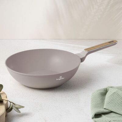 Tigaie Wok Berlinger Haus, Taupe Nordic, 28 cm, 3.5 L, aluminiu forjat, taupe mat/natur Tigaie Wok Berlinger Haus, Taupe Nordic, 28 cm, 3.5 L, aluminiu forjat, taupe mat/natur