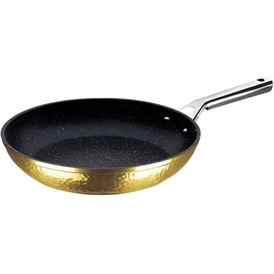 Tigaie Berlinger Haus, Hammered Gold, 24 cm, aluminiu forjat, auriu Tigaie Berlinger Haus, Hammered Gold, 24 cm, aluminiu forjat, auriu