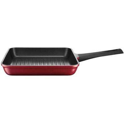 Tigaie grill Amore, Ambition, invelis Qualum Basic, 28 cm, aluminiu Tigaie grill Amore, Ambition, invelis Qualum Basic, 28 cm, aluminiu