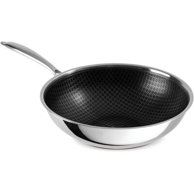 Tigaie Wok Berlinger Haus, Eternal, 30 cm, inox, argintiu Tigaie Wok Berlinger Haus, Eternal, 30 cm, inox, argintiu