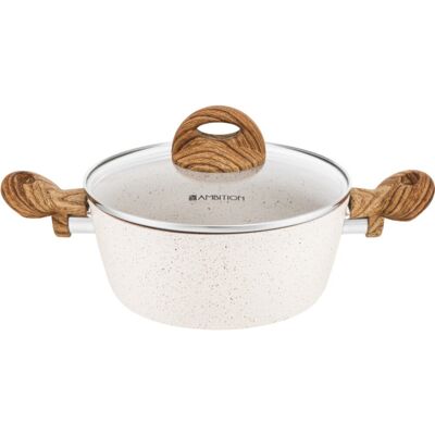Oală Ambition Nature 20cm 2,2L Efect de piatră - Oală Oală Ambition Nature 20cm 2,2L Efect de piatră - Oală