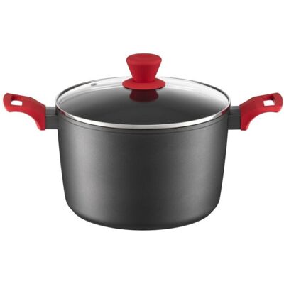 Oala inalta cu capac Karo, Ambition, 20 cm, 3.3 L, aluminiu forjat, invelis Qualum Basic Oala inalta cu capac Karo, Ambition, 20 cm, 3.3 L, aluminiu forjat, invelis Qualum Basic