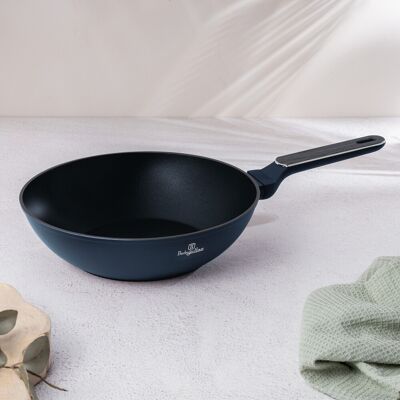 Tigaie Wok Berlinger Haus, Deep Sea, 28 cm, 3.5 L, aluminiu forjat, albastru mat/gri Tigaie Wok Berlinger Haus, Deep Sea, 28 cm, 3.5 L, aluminiu forjat, albastru mat/gri