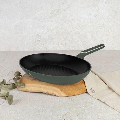 Tigaie pentru peste Berlinger Haus, Matte Green, 35 cm, aluminiu forjat, verde mat Tigaie pentru peste Berlinger Haus, Matte Green, 35 cm, aluminiu forjat, verde mat