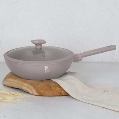 BerlingerHaus - Wok - Taupe - Antiaderent - Wok BerlingerHaus - Wok - Taupe - Antiaderent - Wok