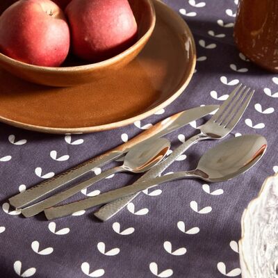 Set tacamuri 24 piese Martello, Homla, inox tip 430, argintiu Set tacamuri 24 piese Martello, Homla, inox tip 430, argintiu