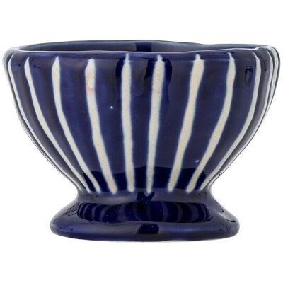 Bol, Bloomingville, Nini Lines, 9x6.5 cm, 170 ml, ceramica, albastru Bol, Bloomingville, Nini Lines, 9x6.5 cm, 170 ml, ceramica, albastru
