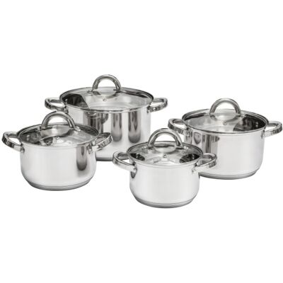 Set oale 8 piese Berry, Ambition, 16/18/20/24 cm, inox Set oale 8 piese Berry, Ambition, 16/18/20/24 cm, inox