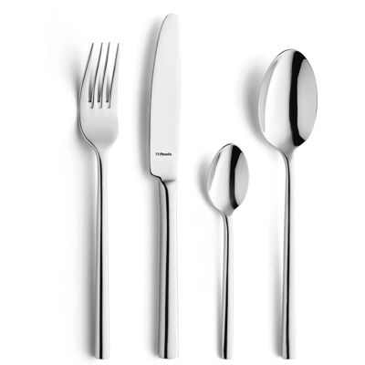 Set tacamuri 24 piese Amefa, Colorado, inox, argintiu Set tacamuri 24 piese Amefa, Colorado, inox, argintiu