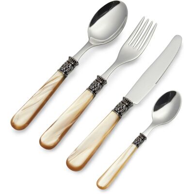 Set tacamuri 16 piese, Amber, Brandani, inox Set tacamuri 16 piese, Amber, Brandani, inox