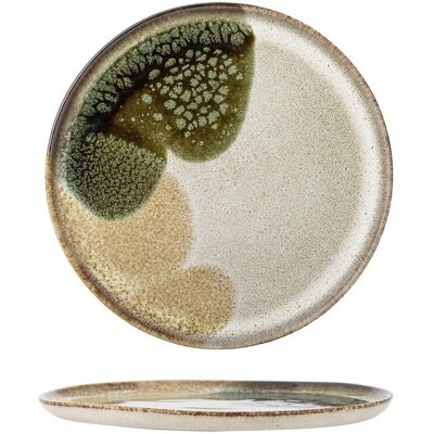 Farfurie desert, Bloomingville, Jules, 22x2 cm, ceramica, verde Farfurie desert, Bloomingville, Jules, 22x2 cm, ceramica, verde