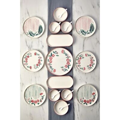 Set de mic dejun (15 Pieces), L'essentiel Maison, 430KSV1387, Farfurie: 19,5 cm (6 bucăți), Multicolor Set de mic dejun (15 Pieces), L'essentiel Maison, 430KSV1387, Farfurie: 19,5 cm (6 bucăți), Multicolor