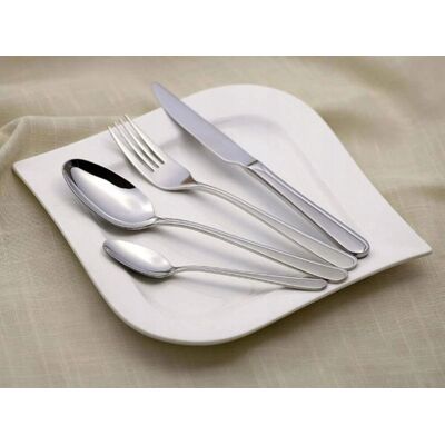 Set tacamuri 72 piese + valiza Selene, Ambition, pentru 12 persoane, inox, argintiu Set tacamuri 72 piese + valiza Selene, Ambition, pentru 12 persoane, inox, argintiu