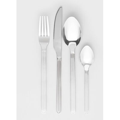 Set tacamuri 16 piese Roots, Homla, inox, argintiu Set tacamuri 16 piese Roots, Homla, inox, argintiu