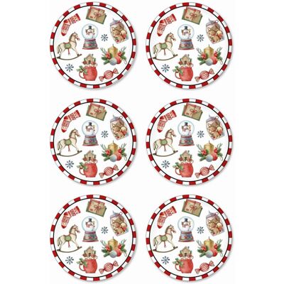 Set platouri servire desert, Hermia, 280TMA1624, Multicolor Set platouri servire desert, Hermia, 280TMA1624, Multicolor