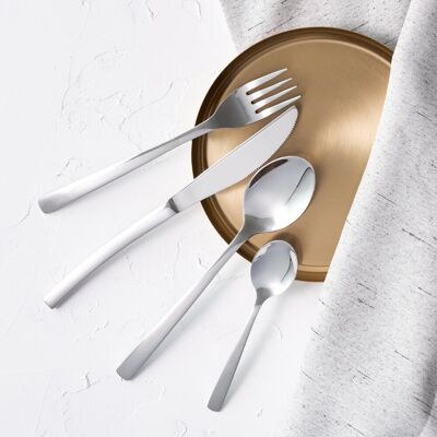Set tacamuri 24 piese Saragossa, Ambition, inox Set tacamuri 24 piese Saragossa, Ambition, inox