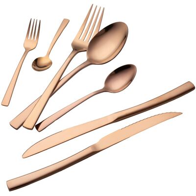 Set tacamuri 42 piese Berlinger Haus, Mirror, inox, roz Set tacamuri 42 piese Berlinger Haus, Mirror, inox, roz