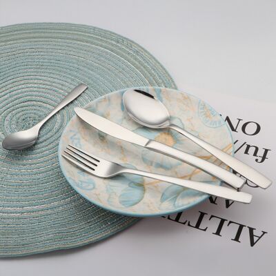 Set tacamuri 24 piese Sarte, Ambition, inox, argintiu Set tacamuri 24 piese Sarte, Ambition, inox, argintiu
