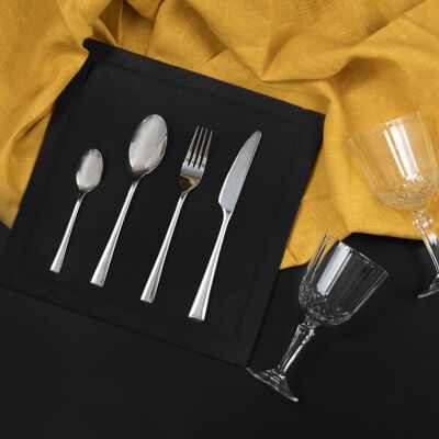 Set tacamuri 60 piese pentru 12 persoane Siena, Ambition, inox, argintiu Set tacamuri 60 piese pentru 12 persoane Siena, Ambition, inox, argintiu