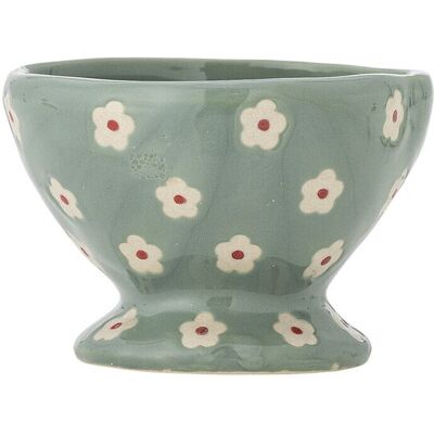 Bol, Bloomingville, Nini Flowers, 9x6.5 cm, 170 ml, ceramica, albastru Bol, Bloomingville, Nini Flowers, 9x6.5 cm, 170 ml, ceramica, albastru