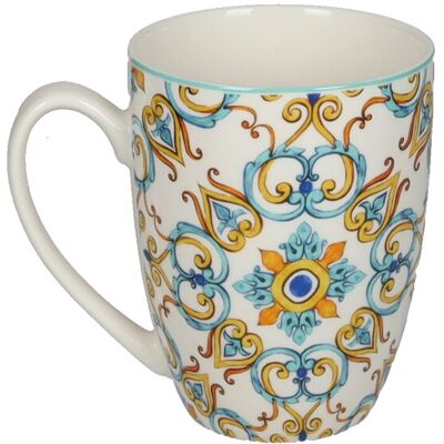 Cana, Medicea Cuore, Brandani, 8x11.5 cm, 350 ml, portelan New Bone China Cana, Medicea Cuore, Brandani, 8x11.5 cm, 350 ml, portelan New Bone China