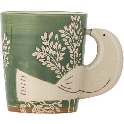 Ceasca, Bloomingville, Hezha, 8x9 cm, 260 ml, ceramica, verde Ceasca, Bloomingville, Hezha, 8x9 cm, 260 ml, ceramica, verde