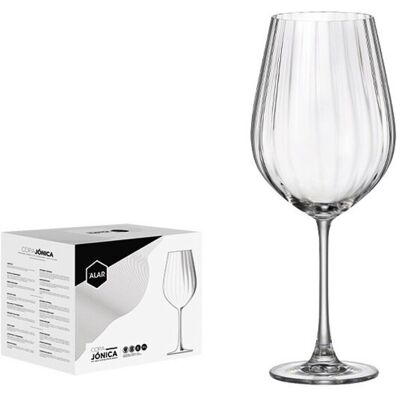Set 6 pahare vin Jonica, Alar, 650 ml, sticla, transparent Set 6 pahare vin Jonica, Alar, 650 ml, sticla, transparent