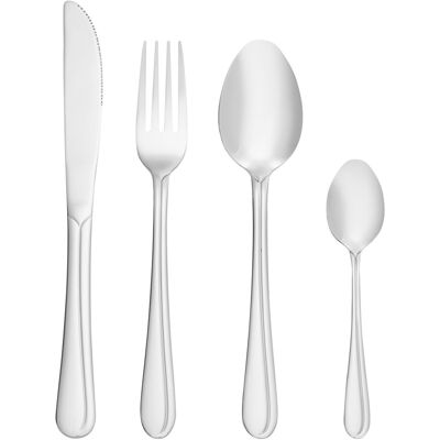 Set tacamuri 24 piese Capri, Ambition, inox, argintiu Set tacamuri 24 piese Capri, Ambition, inox, argintiu