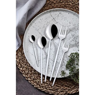 Set tacamuri, Hermia, 207PLM1105, Furculiță de masă: 21 x 1,4 cm (6 bucăți), Crom Set tacamuri, Hermia, 207PLM1105, Furculiță de masă: 21 x 1,4 cm (6 bucăți), Crom