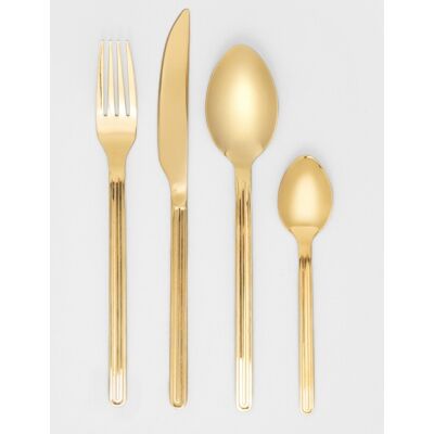 Set tacamuri 16 piese Roots, Homla, inox, auriu Set tacamuri 16 piese Roots, Homla, inox, auriu