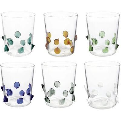 Set 6 pahare, Ginevrine, Brandani, 9x10 cm, 500 ml, sticla borosilicata Set 6 pahare, Ginevrine, Brandani, 9x10 cm, 500 ml, sticla borosilicata