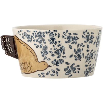 Bol, Bloomingville, Hezha, 13x7 cm, 460 ml, ceramica, natural Bol, Bloomingville, Hezha, 13x7 cm, 460 ml, ceramica, natural