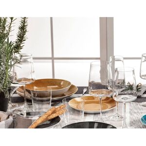 Serviciu de masa 18 piese, Essential Amber, Brandani, portelan, ambra Serviciu de masa 18 piese, Essential Amber, Brandani, portelan, ambra
