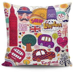 Kissy Perna, NKRLNT-115, 43x43 cm, Multicolor Kissy Perna, NKRLNT-115, 43x43 cm, Multicolor