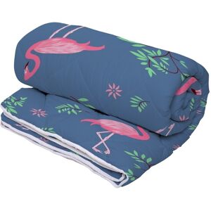 Pilota Alcam Pink Flamingo microfibra matlasata, 180x200 cm, 250g/mp Pilota Alcam Pink Flamingo microfibra matlasata, 180x200 cm, 250g/mp
