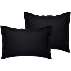 Set 2 fete de perna Oxford Satin, L'essentiel Maison, De Black, Negru Set 2 fete de perna Oxford Satin, L'essentiel Maison, De Black, Negru