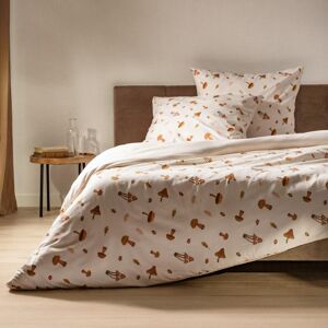 Lenjerie de pat King Size, Shroom, Homla, 3 piese, 200x220 cm, microfibra, ecru Lenjerie de pat King Size, Shroom, Homla, 3 piese, 200x220 cm, microfibra, ecru