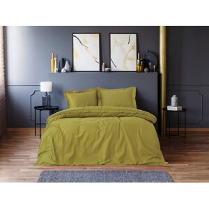 Set de lenjerie Hautelock din satin de bumbac verde Set de lenjerie Hautelock din satin de bumbac verde