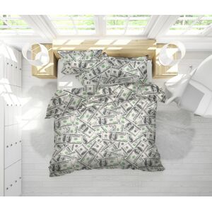 Set Alcam 2 perne microfibra 50x70 cm si pilota matlasata 200x220 cm, Dollar Dream Set Alcam 2 perne microfibra 50x70 cm si pilota matlasata 200x220 cm, Dollar Dream