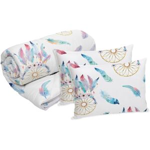 Set Alcam 2 perne microfibra 50x70 cm si pilota matlasata 200x220 cm, Dream Catcher Set Alcam 2 perne microfibra 50x70 cm si pilota matlasata 200x220 cm, Dream Catcher