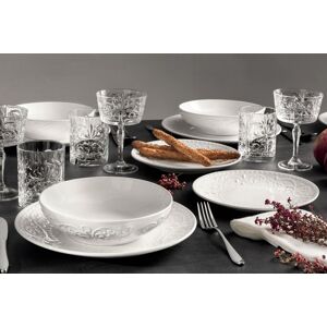 Serviciu de masa 18 piese, Brandani, Delizie, portelan New Bone China Serviciu de masa 18 piese, Brandani, Delizie, portelan New Bone China