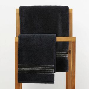 Prosop de baie Duke, Homla, 70x130 cm, bumbac, negru Prosop de baie Duke, Homla, 70x130 cm, bumbac, negru