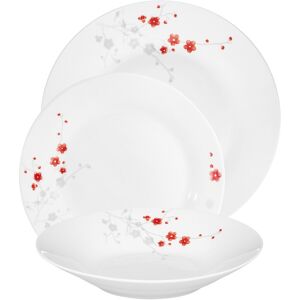 Serviciu de masa 18 piese Carla, Domotti, 23 cm/23 cm/ 18 cm, portelan, multicolor Serviciu de masa 18 piese Carla, Domotti, 23 cm/23 cm/ 18 cm, portelan, multicolor