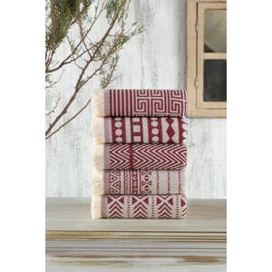 Viaden Set prosoape, L'essentiel Maison, Maya, Rosu claret Viaden Set prosoape, L'essentiel Maison, Maya, Rosu claret