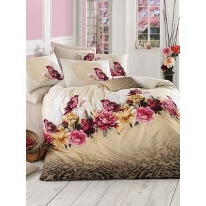 Lenjerie de pat dubla king size, Pearl Home, 172PRL68452, 3 piese, bumbac ranforce, multicolor Lenjerie de pat dubla king size, Pearl Home, 172PRL68452, 3 piese, bumbac ranforce, multicolor