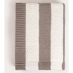 Patura Rudens, Homla, 130x170 cm, poliester, ecru/gri Patura Rudens, Homla, 130x170 cm, poliester, ecru/gri